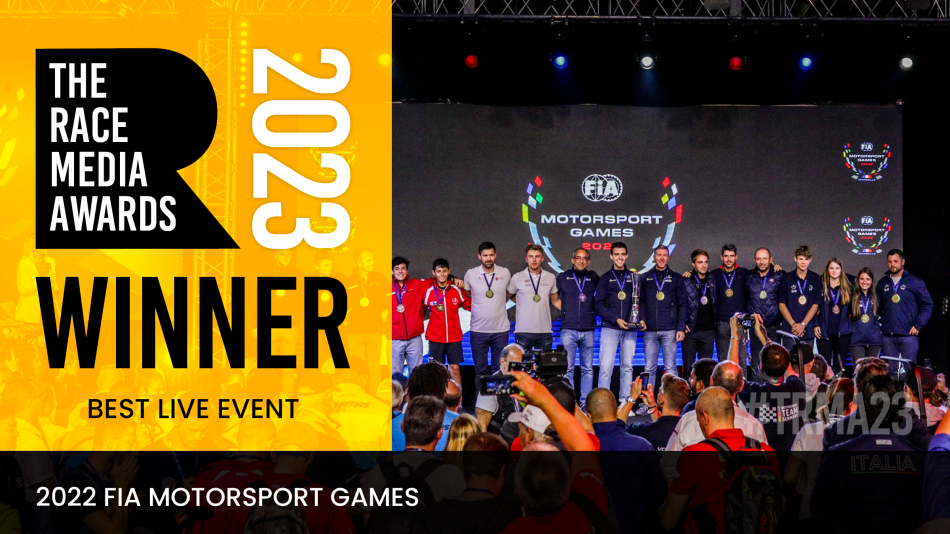 Fia Motorsport Games Wins Best Live Event At The Race Media