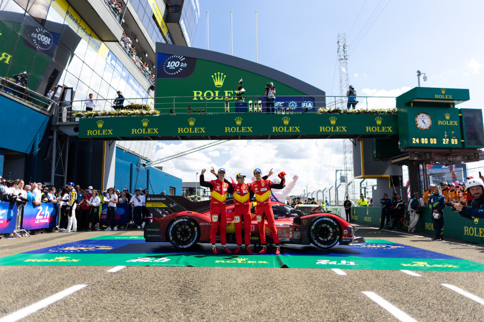 WEC Ferrari wins actionpacked centenary Le Mans Wyndham Review