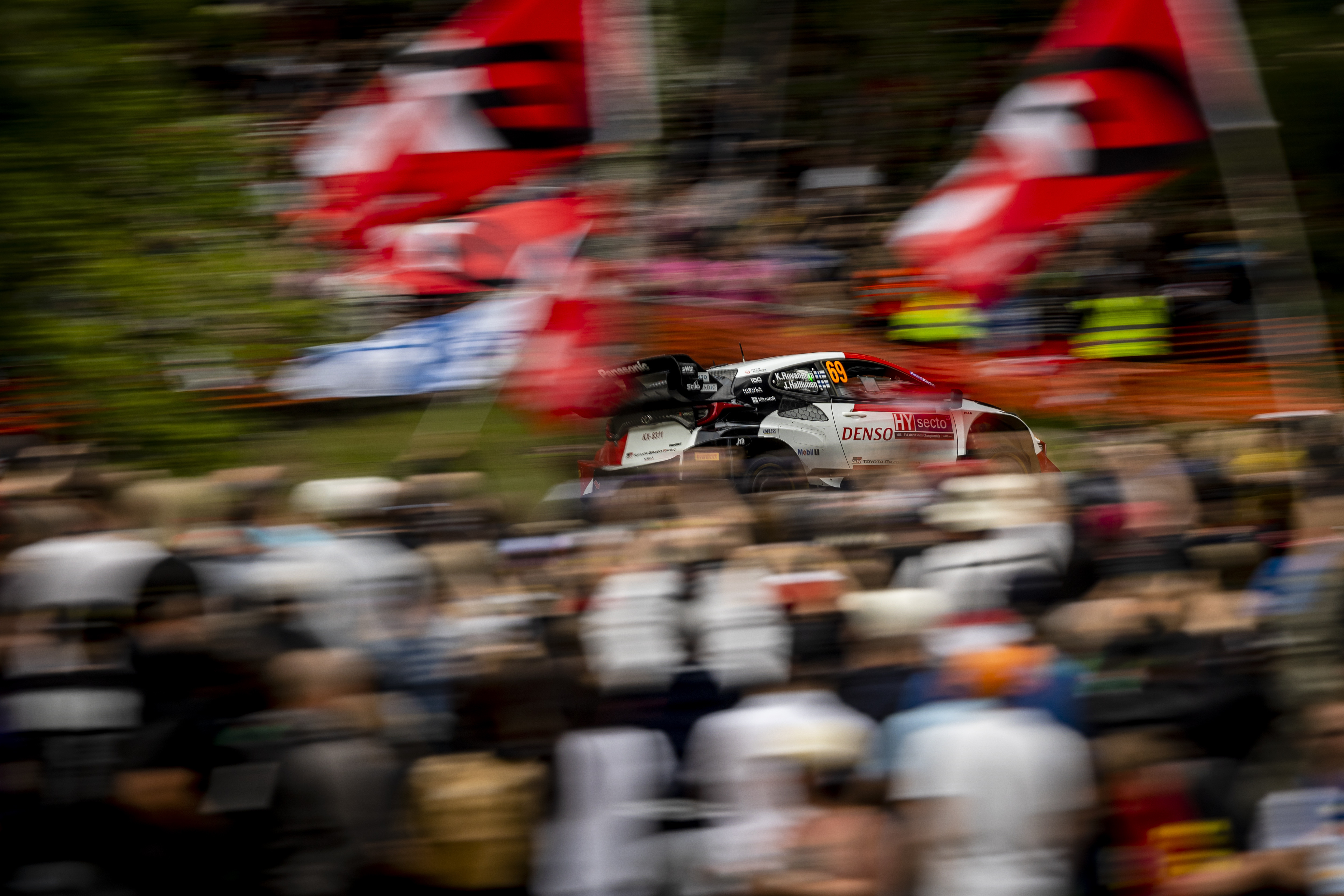 2023 WRC - Rally Finland - Kalle Rovanperä / Jonne Halttunen, Toyota Gazoo Racing WRT, Yaris Rally1 Hybrid (photo: Nikos Katikis / DPPI)