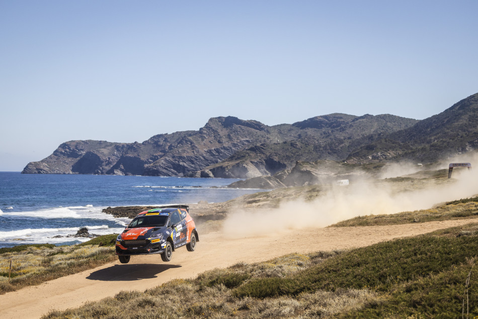 70 JÜRGENSON Romet, OJA Siim, Ford Fiesta Rally3, action during the Rally Italia Sardegna 2024, 6th round of the 2024 WRC World Rally Car Championship, from May 30 to June 2, 2024 at Alghero, Sardegna - Photo Nikos Katikis / DPPI